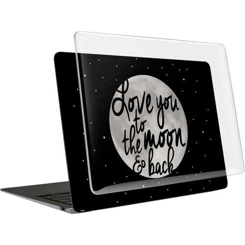 To The Moon And Back BW MacBook Air 15in (2023-2025) Case plus Skin